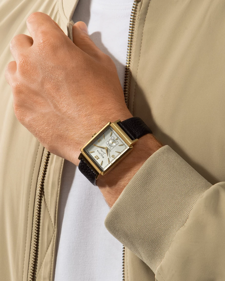 Silver-Tone Dial Leather Strap Frank Sinatra My Way 97A158 | Bulova